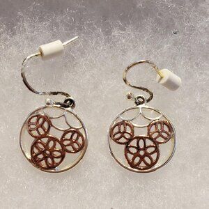 Disney Two Tone Dangle Earrings